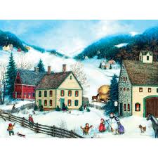 Winter Fun in Village