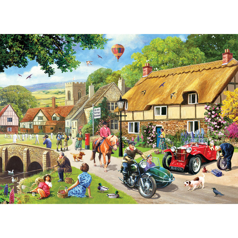 A Busy Day in the Village
