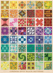 Common Quilt Block Patterns