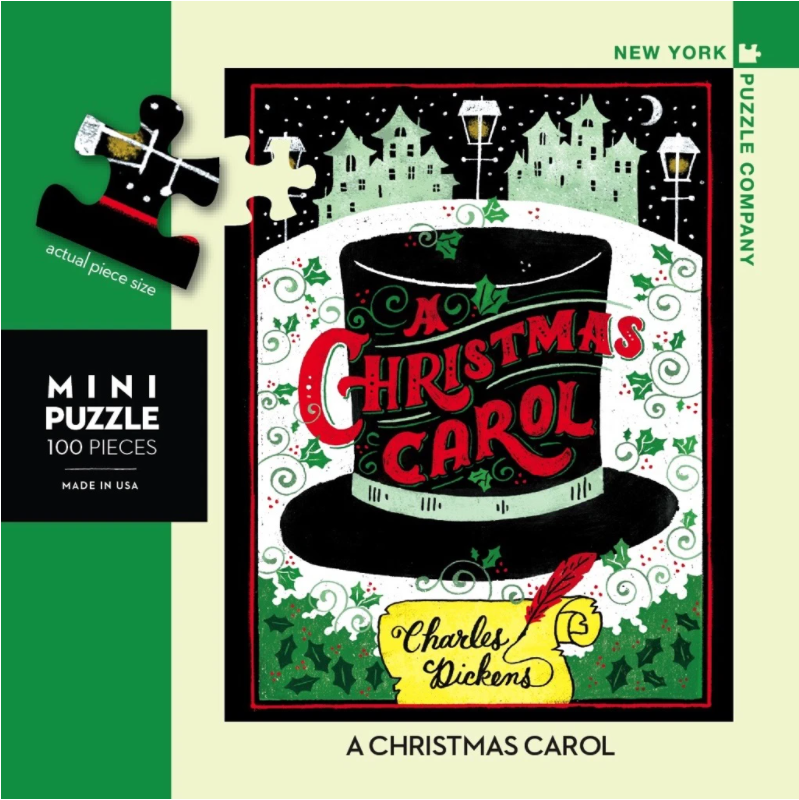 Christmas Carol Mini Puzzle Free Gift