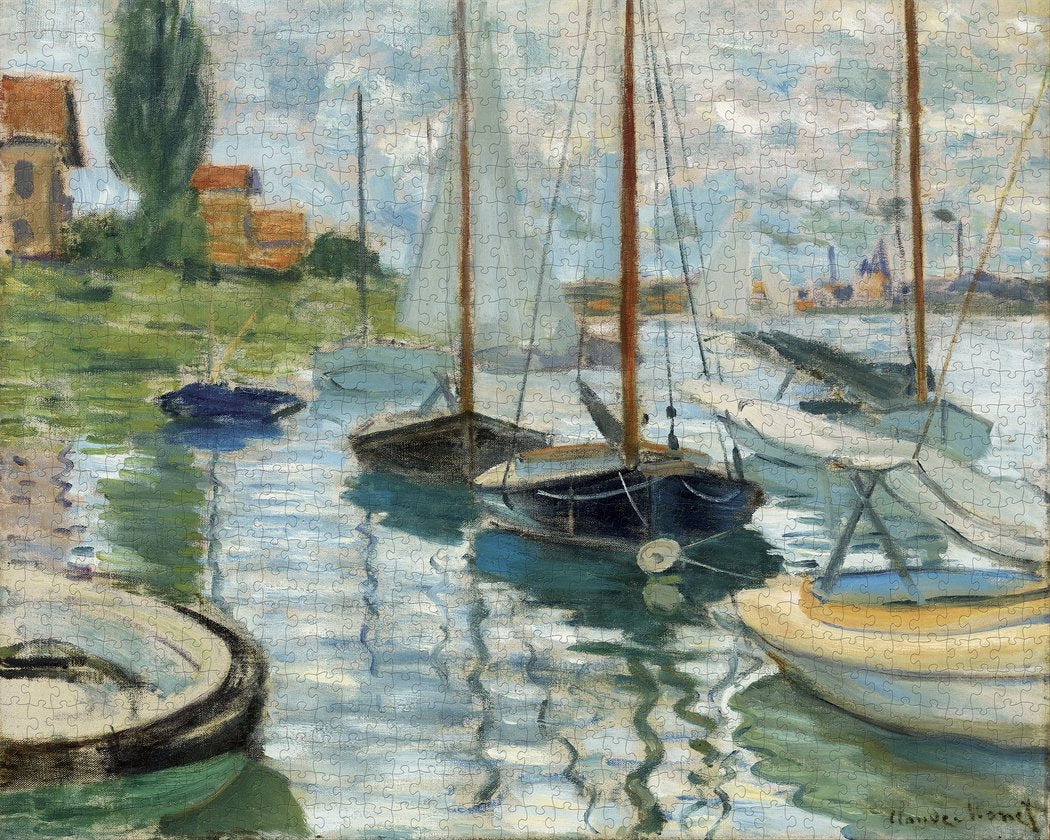 Monet: Sailboats on the Seine