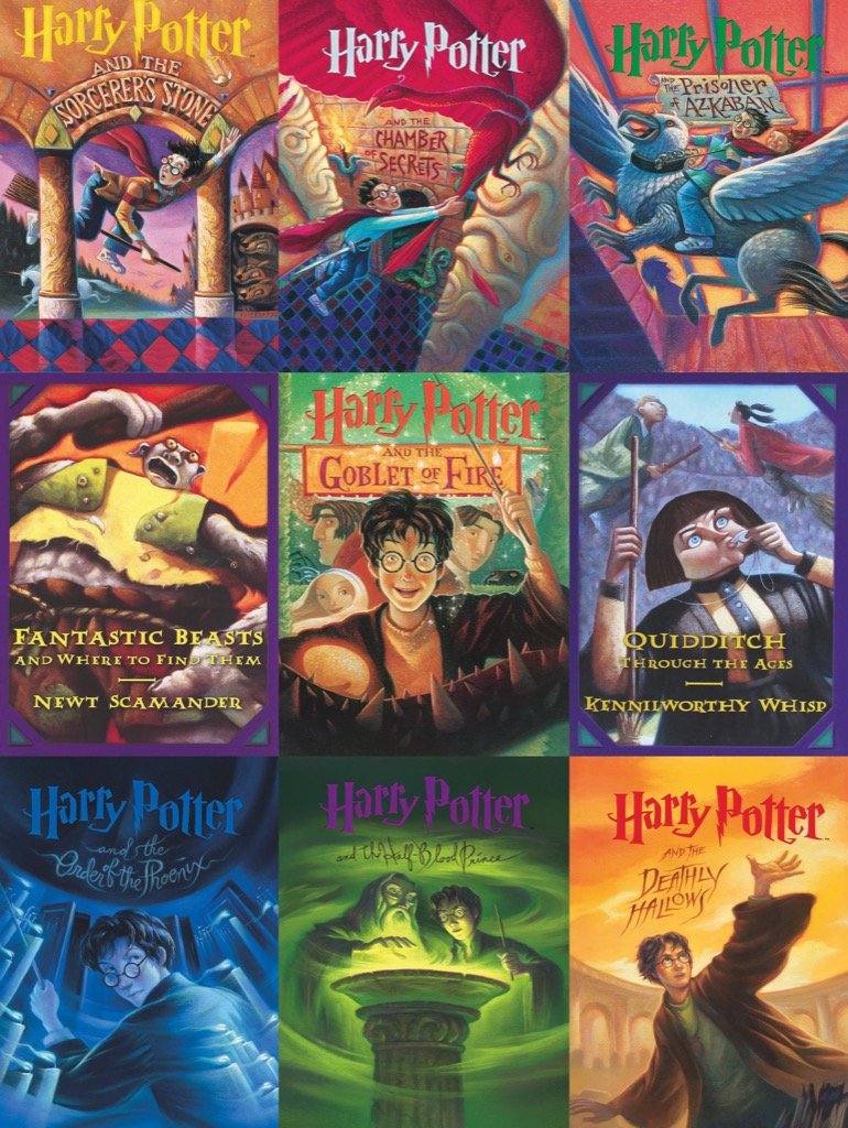 Harry Potter - The Book Covers