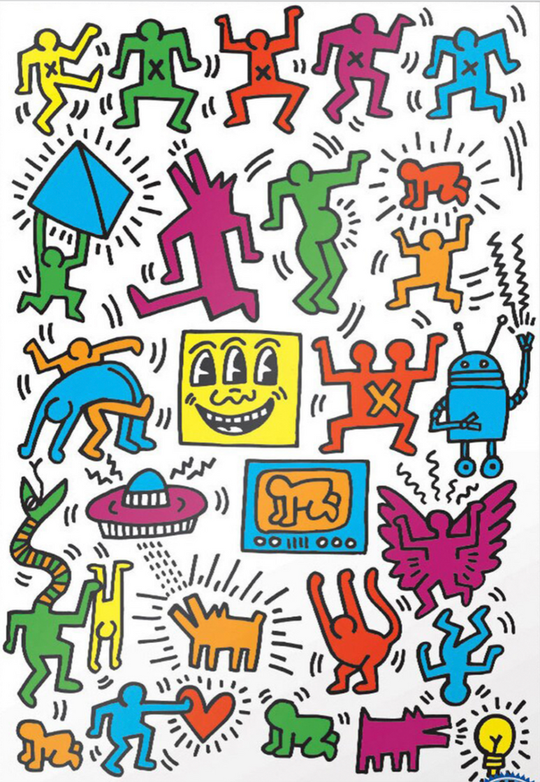 Keith Haring Collage