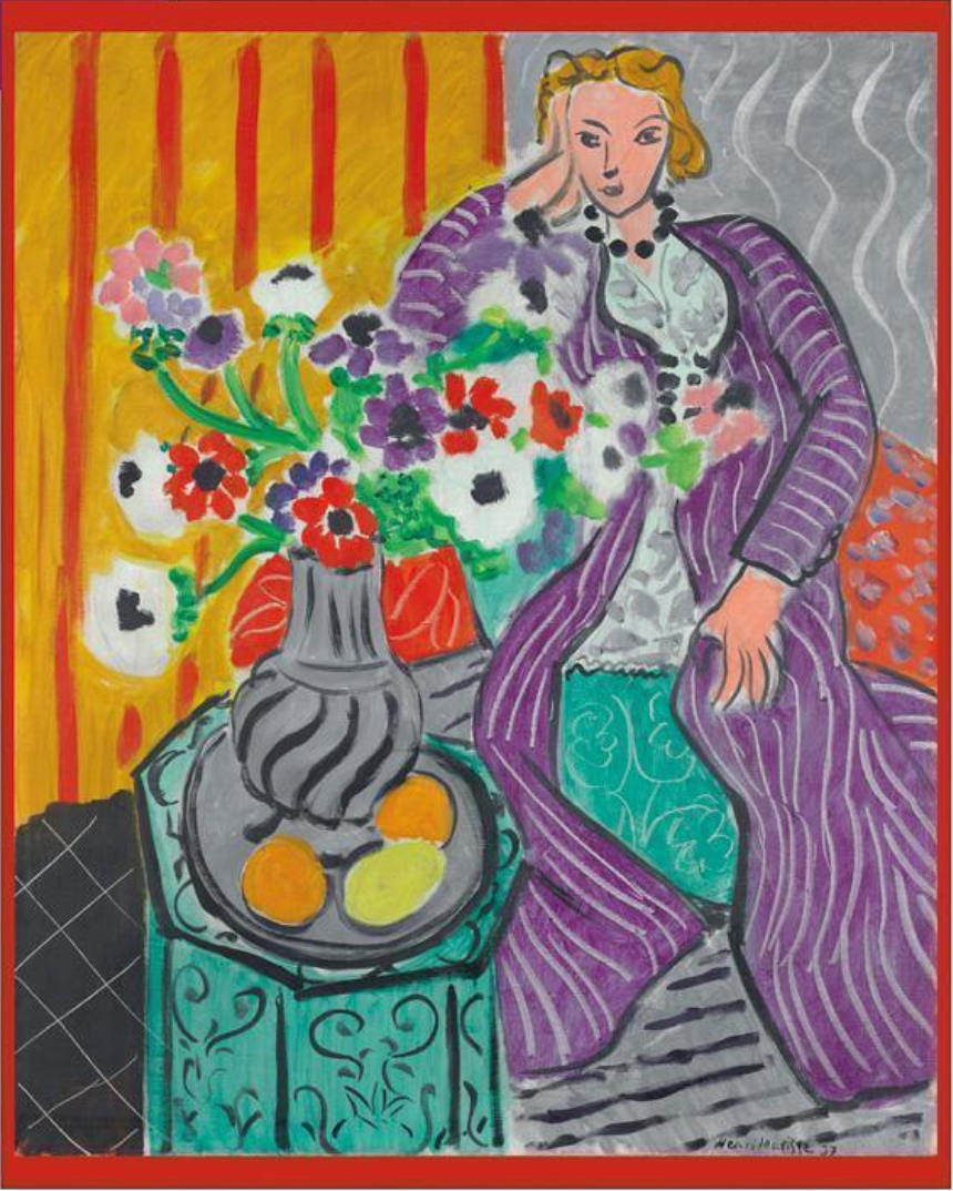 Purple Robe and Anemones