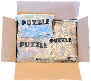 Thrifty Puzzles - Bundle Of 10 Used Missing Piece Puzzles