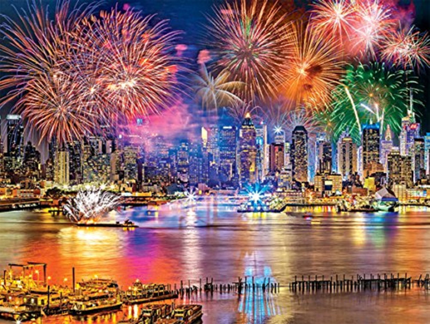 Fireworks on the Hudson River
